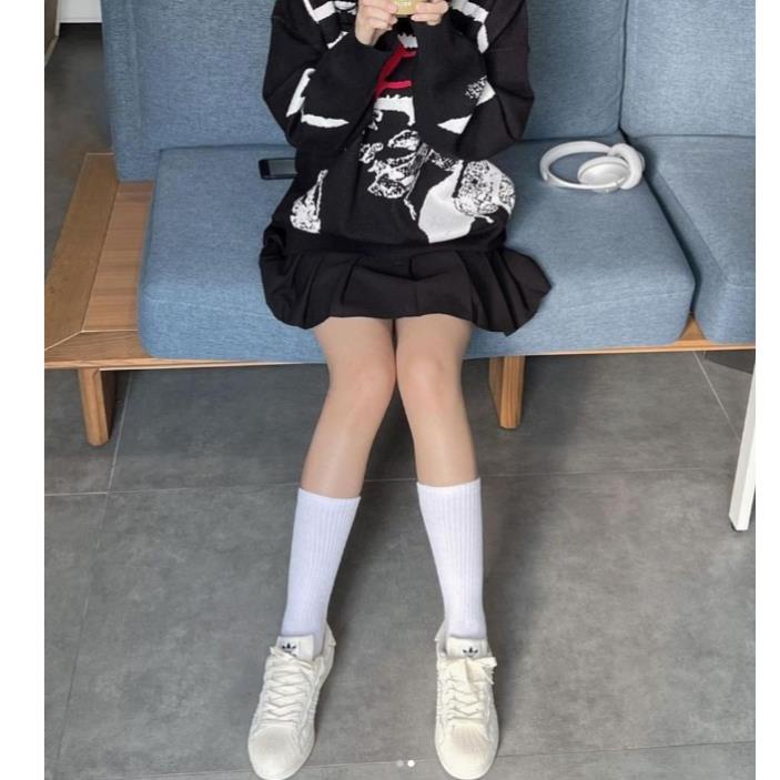 Giày thể thao nữ adidas, giầy adidas superstar mũi sò màu trắng hồng cao cấp full size