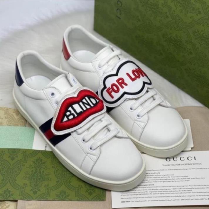 Giày Thể Thao Gucci Môi For Love, Giầy Gucci Môi Love Bản Siêu Cấp Đầy Đủ size + Sẵn Hàng]