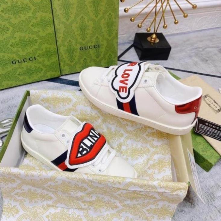 Giày Thể Thao Gucci Môi For Love, Giầy Gucci Môi Love Bản Siêu Cấp Đầy Đủ size + Sẵn Hàng]