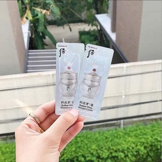 Gói Kem dưỡng whoo trắng dưỡng trắng da giảm mờ sạm nám tàn nhang 1ml