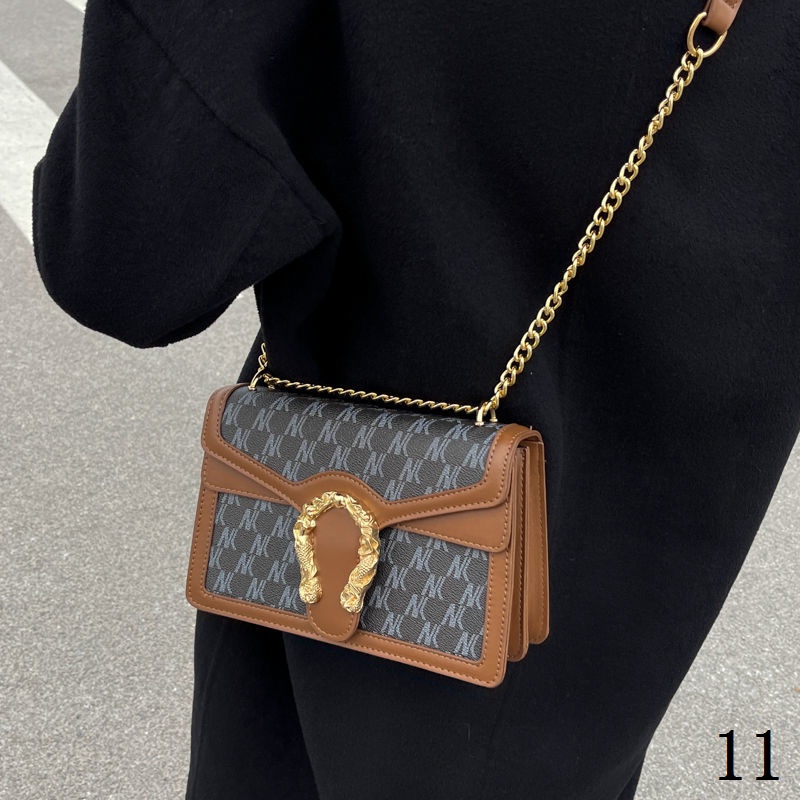 Túi Đeo Vai Phối Dây Xích Thời Trang Pháp 2023 Cao Cấp Sang Trọng Cho Nữ