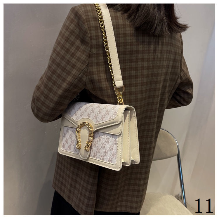 Túi Đeo Vai Phối Dây Xích Thời Trang Pháp 2023 Cao Cấp Sang Trọng Cho Nữ