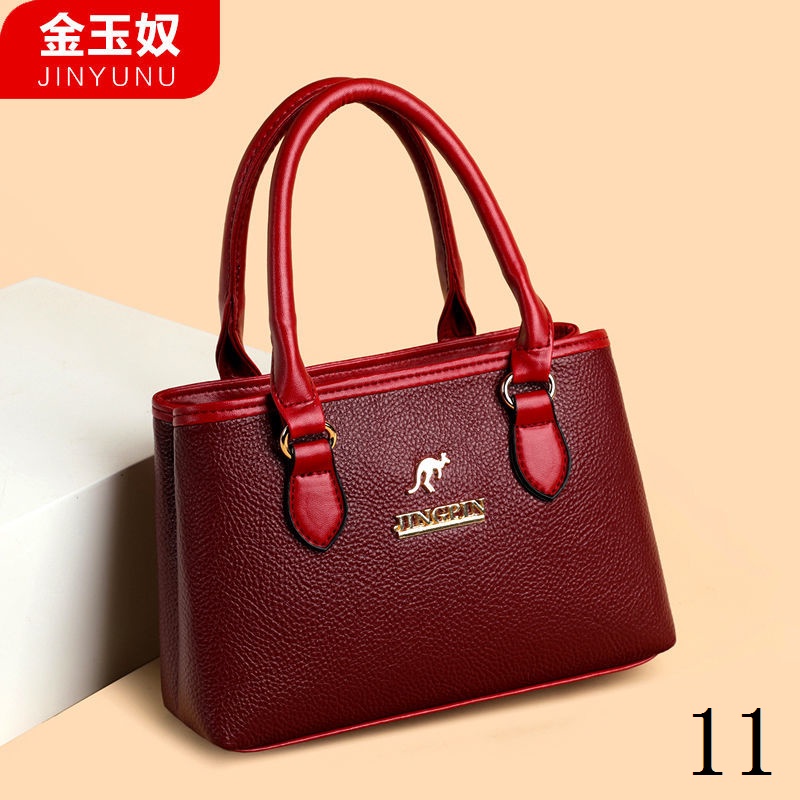 Túi Xách Da Mềm Phong Cách Hàn Quốc Thời Trang 2022 Cho Phụ Nữ Trung Niên