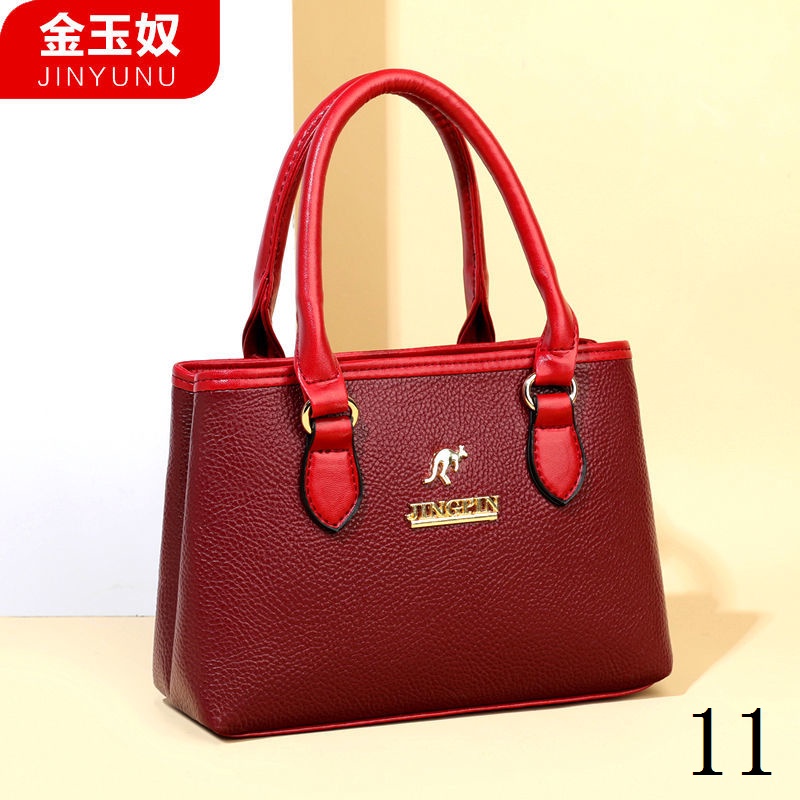 Túi Xách Da Mềm Phong Cách Hàn Quốc Thời Trang 2022 Cho Phụ Nữ Trung Niên