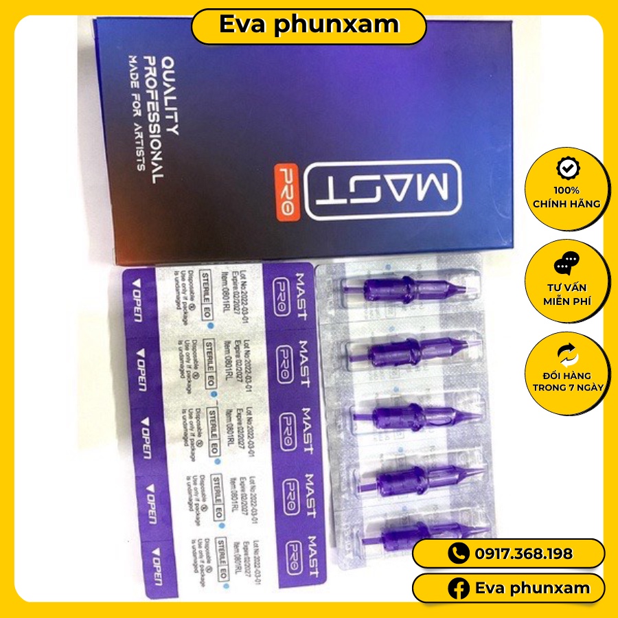 Kim pen mast pro xịn ,kim mast tím siêu bén chuyên để sử dụng trong phun xăm