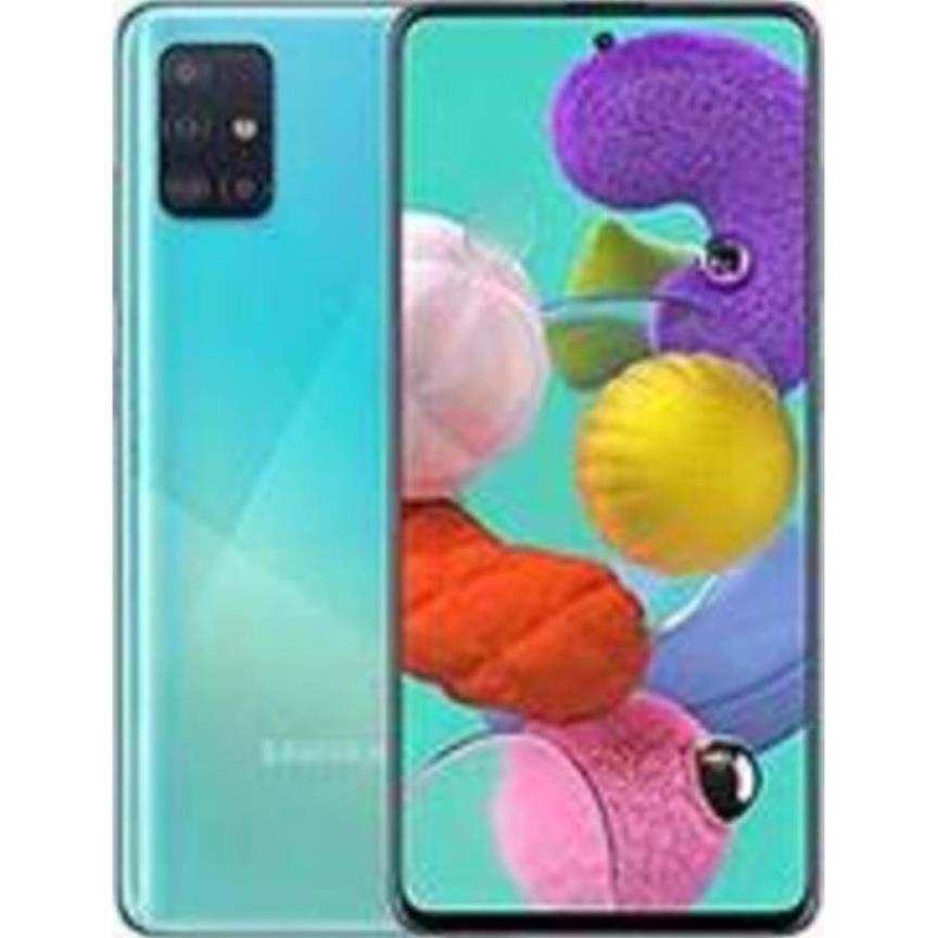Điện thoại Samsung Galaxy A51 Chính Hãng 2sim ram 6/128G, màn 6.5", cấu hình Cao khủng, cày Game nặng siêu mượt - GGS 02
