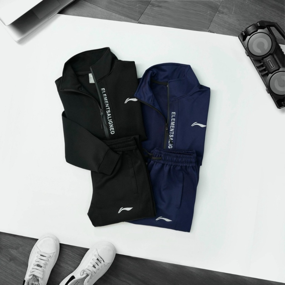 Sét thể thao nam thu đông LINHGAU, bộ thể thao nam chất liệu poly cao cấp mẫu mới nhất 2023 .. .0