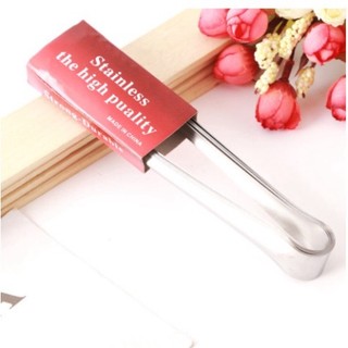 Kẹp gắp đá ,găp đồ ăn nguyên liệu INOX cỡ nhỏ 15Cm cứng cáp