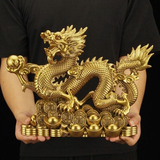 Tượng rồng nhất long vờn ngọc chiêu tài tiến lộc an gia