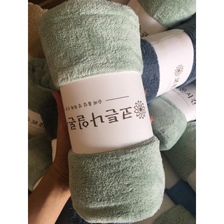 [Tắm] Khăn Lông Hàn Quốc chất lông cừu Cao Cấp