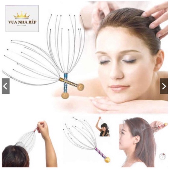 Cây gãi đầu hình bạch tuộc 12 châm kim thư giãn