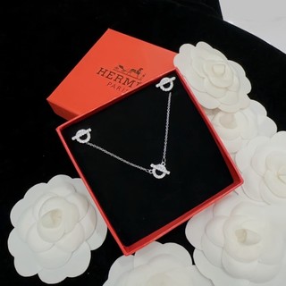 Sét trang suc vòng cổ và khuyen tai đính đá phụ kiên trang sức bộ cao cấp Shop Mai Phương Bùi