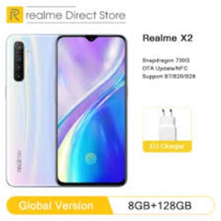 điện thoại Realme X2 2sim ram 8G/256G mới Chính Hãng, Màn hình: AMOLED6.4"Full HD+, Cày game nặng siêu chất TB3