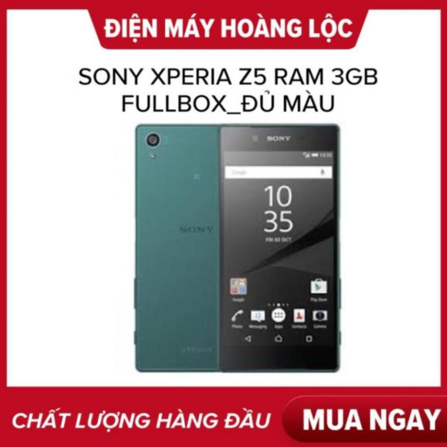 Điện thoại Sony Z5 - sony Xperia Z5 Chính hãng ram 3G/32G zin mới, màn 5.2inch, camera siêu nét - GGS 04