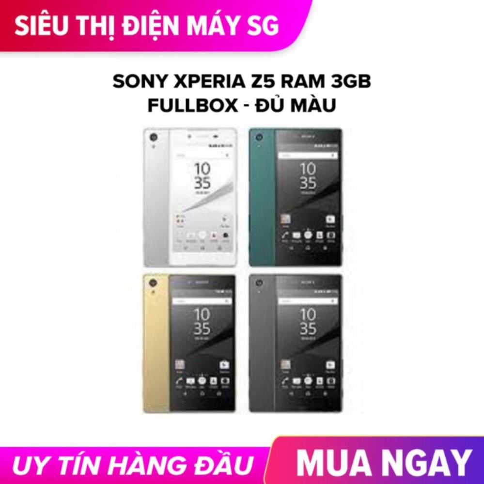 Điện thoại Sony Z5 - sony Xperia Z5 Chính hãng ram 3G/32G zin mới, màn 5.2inch, camera siêu nét - GGS 04