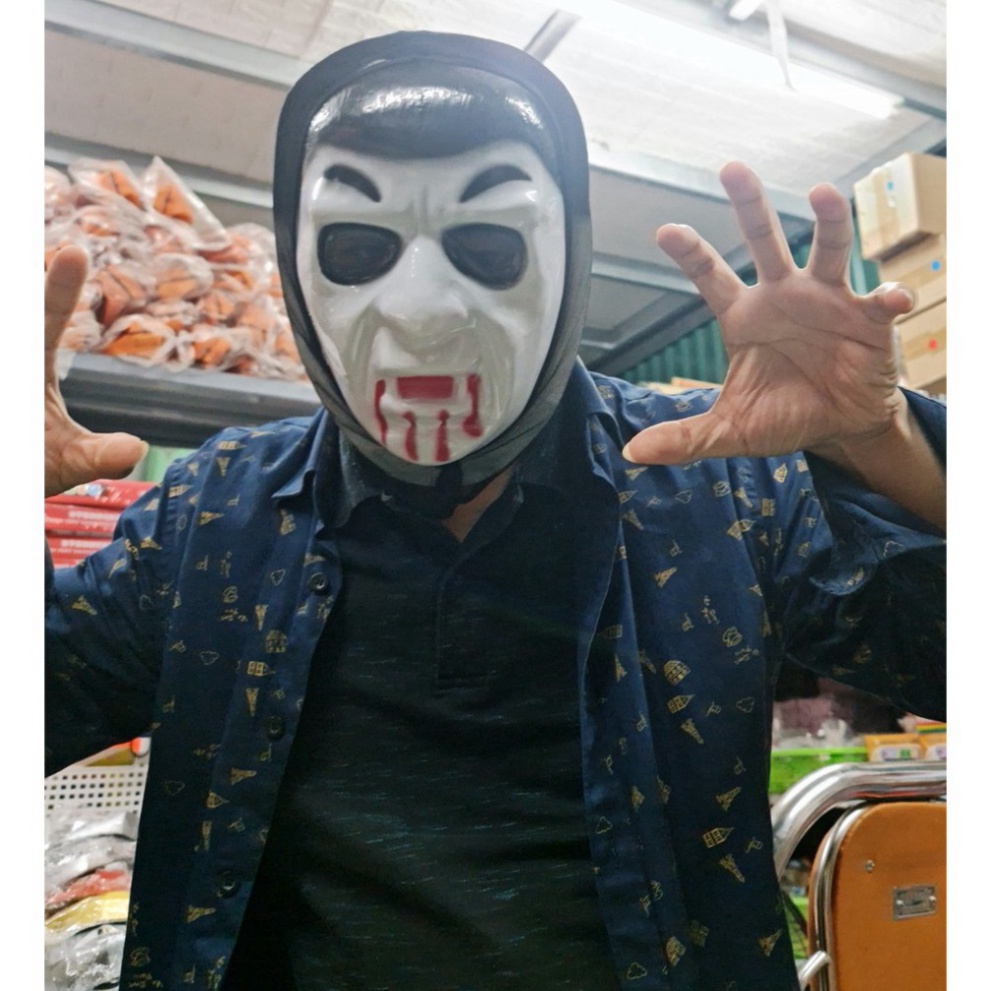 Mặt Nạ Hóa Trang Lễ Hội Halloween 2023 -Mặt Nạ Ma K i nh D ị  BEEKIDS