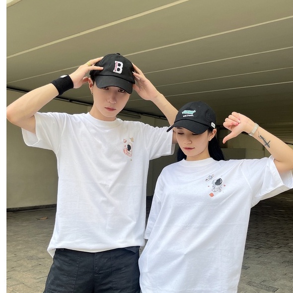 Áo couple in hình phi hành gia chất liệu cotton SMALL THINGS