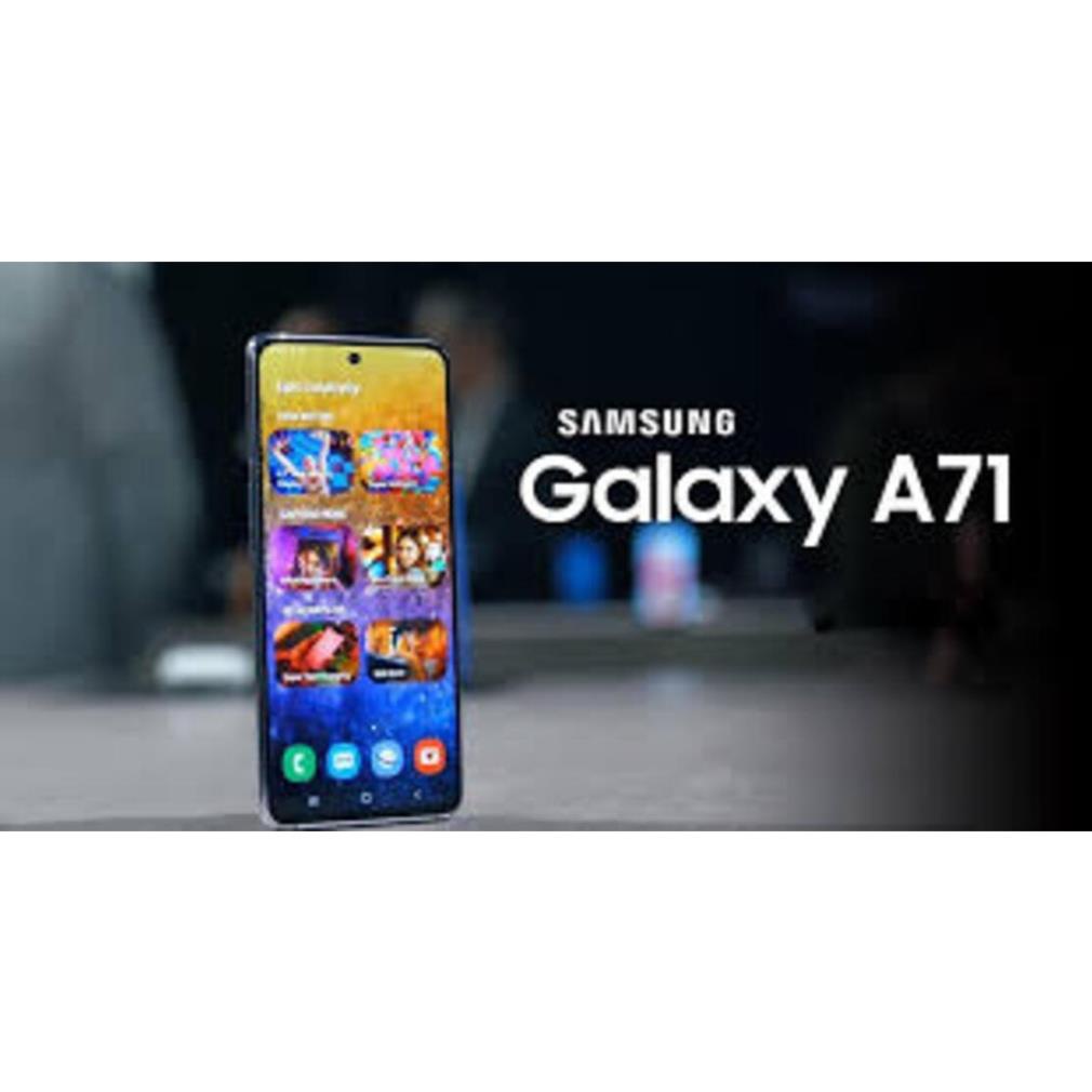 Điện thoại Samsung Galaxy A71 2sim ram 8G/128G máy Chính Hãng, màn 6.7", cấu hình Khủng, Cân mọi game Chất - GGS 02