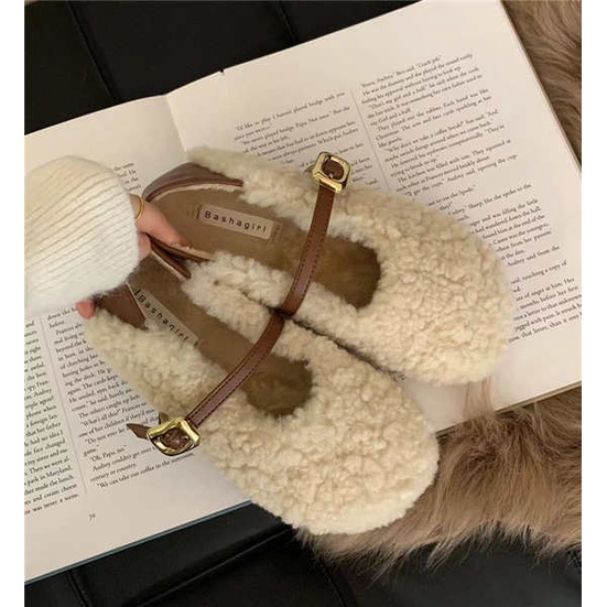 Giày Lông Cừu Giữ Ấm Mùa Thu Đông Phong Cách Mới 2023