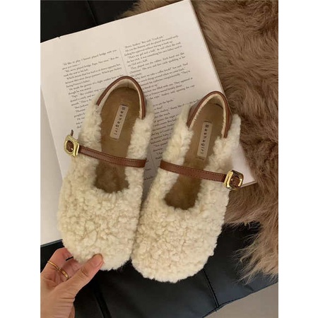 Giày Lông Cừu Giữ Ấm Mùa Thu Đông Phong Cách Mới 2023