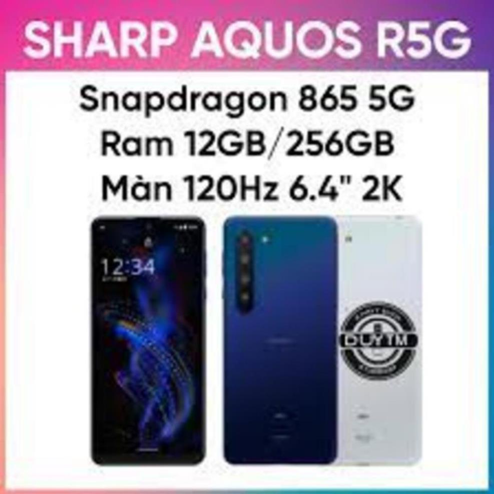 Điện thoại Sharp AQUOS R5G 5G Gaming phone ram 12G/256G máy Chính Hãng - Bảo hành 12 tháng - GGS 05