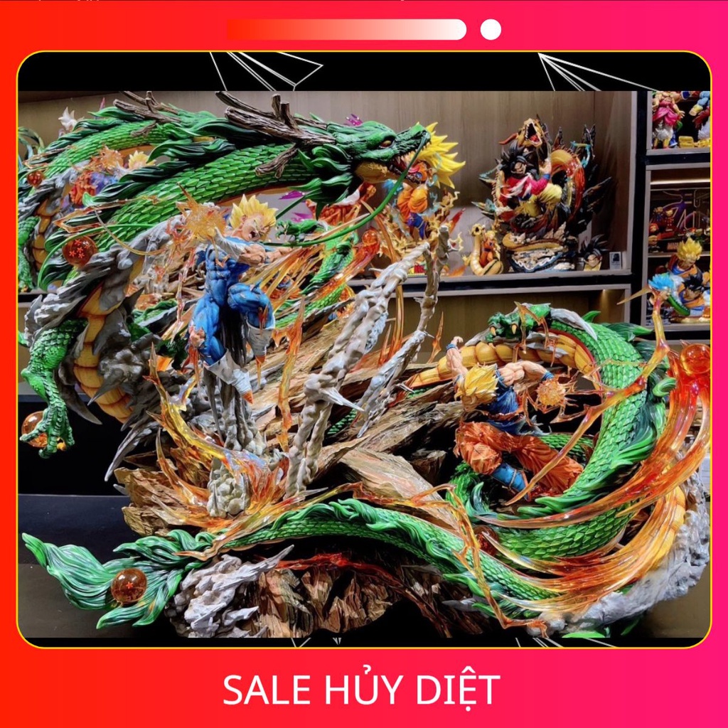 MH74 - Mô Hình Cao Cấp Son Goku Vs Vegeta Cao 35cm Cực Hot - Mô Hình Dragon Ball Super sập sàn
