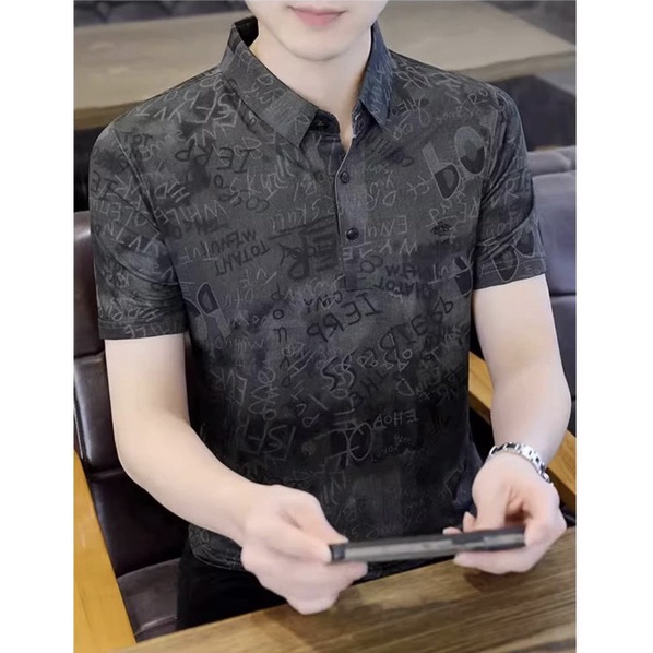 Áo Thun Nam, Áo Polo Nam Có Cổ Côtton POLY Cao Cấp mẫu mới 2023 IN 3D TOÀN THÂN sang trọng lịch lãm