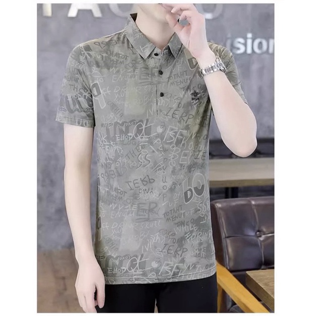 Áo Thun Nam, Áo Polo Nam Có Cổ Côtton POLY Cao Cấp mẫu mới 2023 IN 3D TOÀN THÂN sang trọng lịch lãm