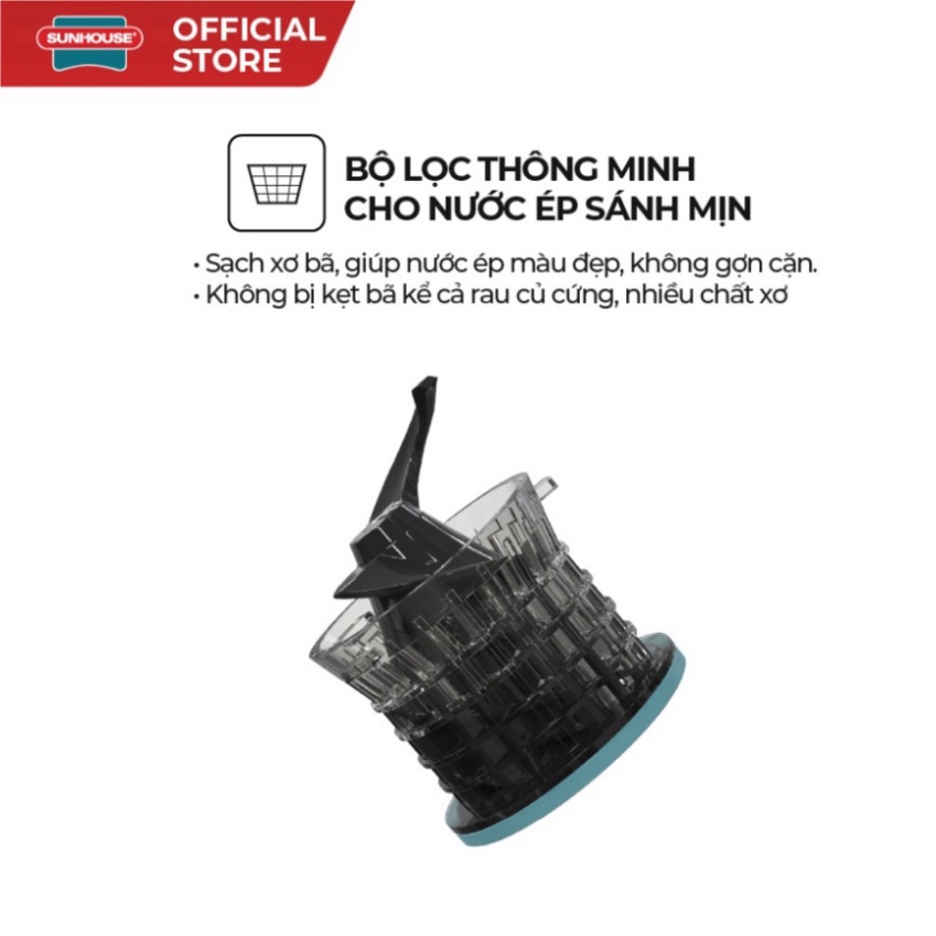 Máy ép chậm Sunhouse SHD5512 năng suất lớn 250W