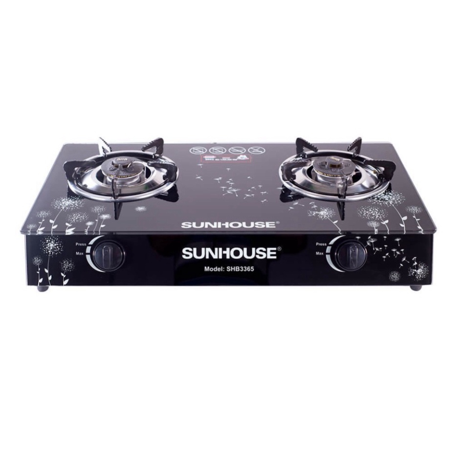 Bếp ga dương kính Sunhouse SHB3365 tiết kiệm gas bảo hành chính hãng 12 tháng