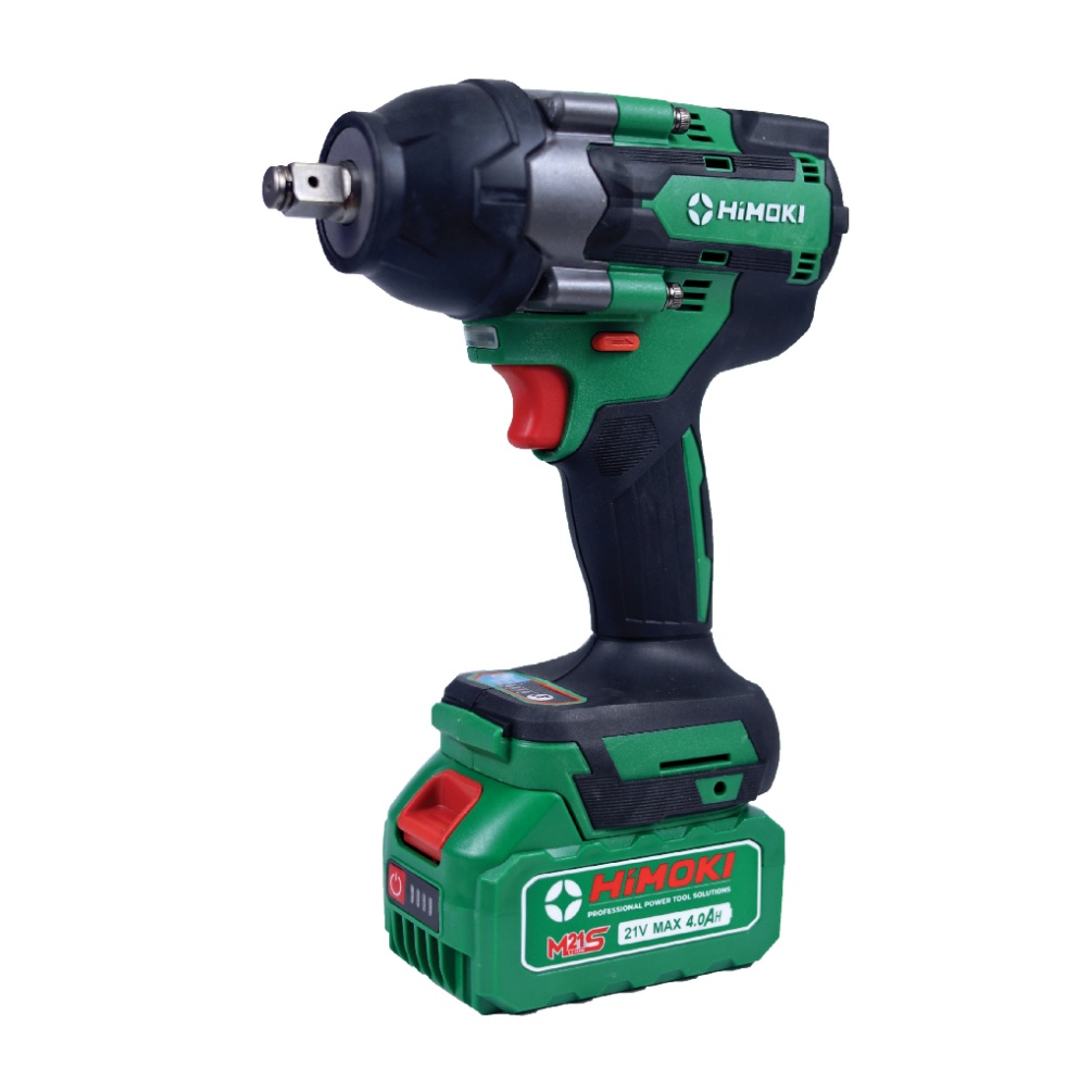 Máy Siết bulong Himoki Lực búa HM-IW650N chân pin phổ thông lõi đồng 100% Lực siết 650Nm