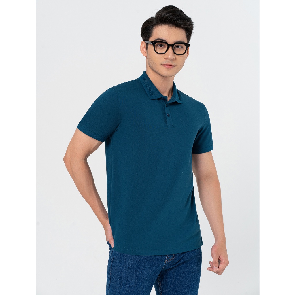Áo polo nam CANIFA chất liệu cotton pha, cổ áo, gấu tay tra bo thấm hút tốt 8TP22A008