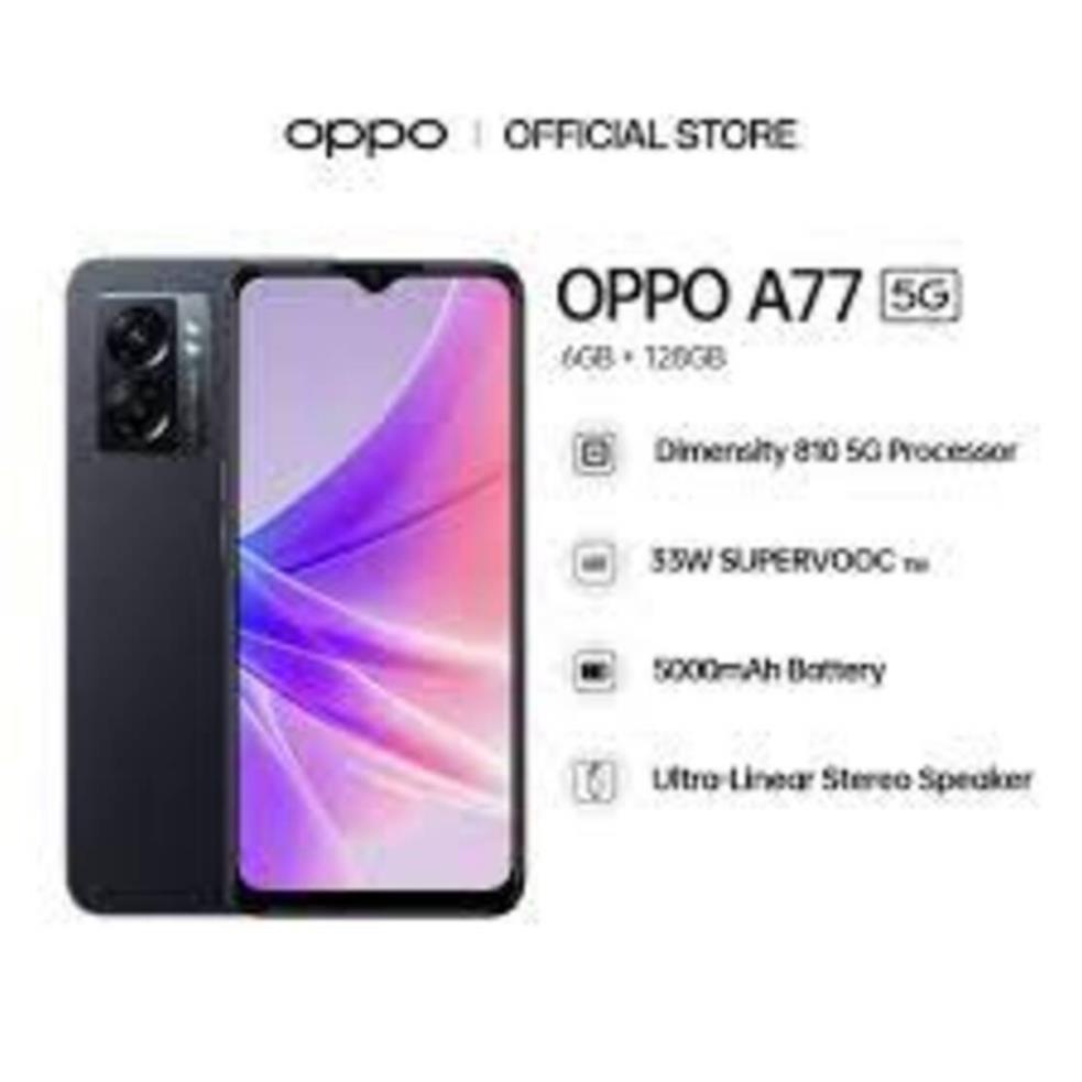 Điện thoại Oppo A77 5G máy 2sim ram 8G/256G Chính Hãng - Bảo hành 12 Tháng - GGS 01