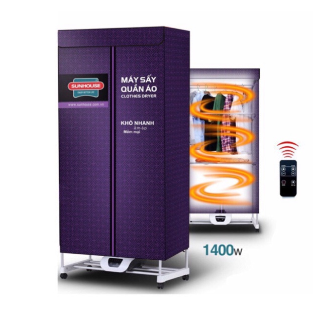 Máy sấy quần áo sunhouse shd2707