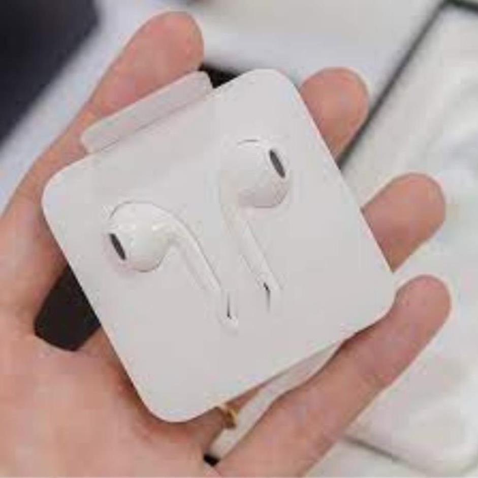 Tai nghe có dây cho 6/7/8/X/X.s/11/12/13/14 màu trắng, CHÍNH HÃNG KHÔNG CẦN BLUETOOTH, jack 3.5mm/ dẹt lighting
