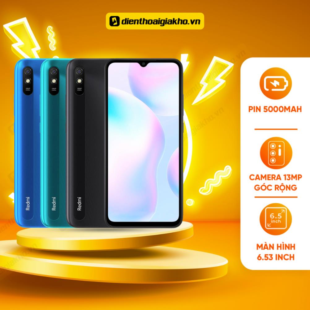 Điện Thoại Xiaomi Redmi 9A 2GB/32GB . Hàng Chính Hãng - Bảo Hành 12 Tháng