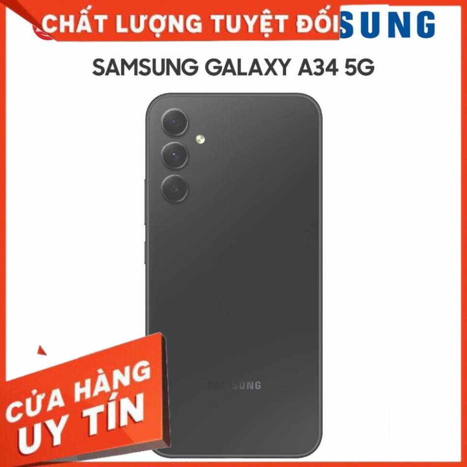 Điện Thoại Samsung A34 5G 8GB/128GB - Hàng Chính Hãng - BH 12 tháng