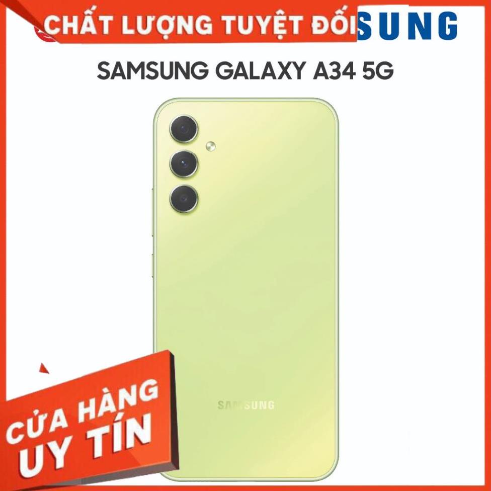 Điện Thoại Samsung A34 5G 8GB/128GB - Hàng Chính Hãng - BH 12 tháng