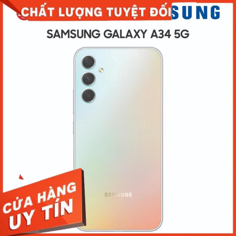 Điện Thoại Samsung A34 5G 8GB/128GB - Hàng Chính Hãng - BH 12 tháng