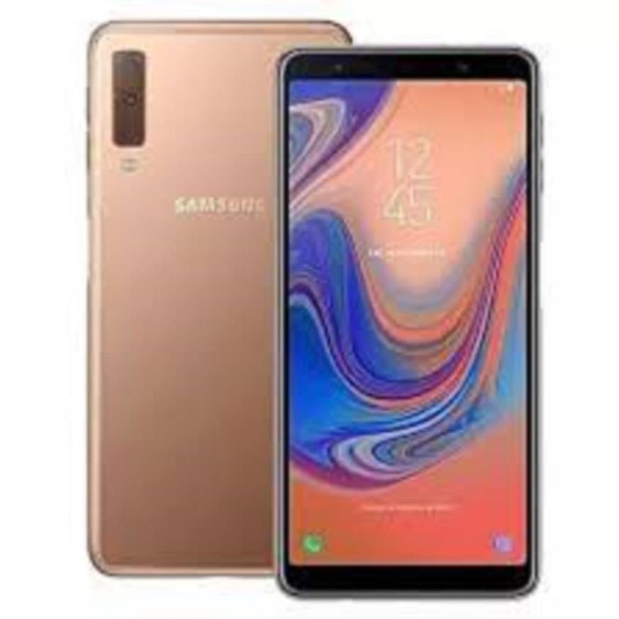 Điện thoại Samsung Galaxy A7 2018 - A750 ram 4G/64G mới Chính Hãng, chơi Game mượt, màn hình 6inch - GGS 03