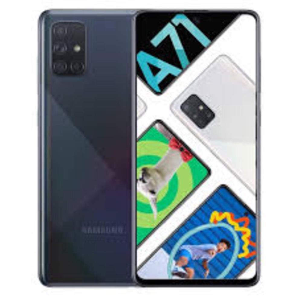 Điện thoại Samsung Galaxy A71 2sim ram 8G/128G máy Chính Hãng, màn 6.7", cấu hình Khủng, Cân mọi game Chất - GGS 02