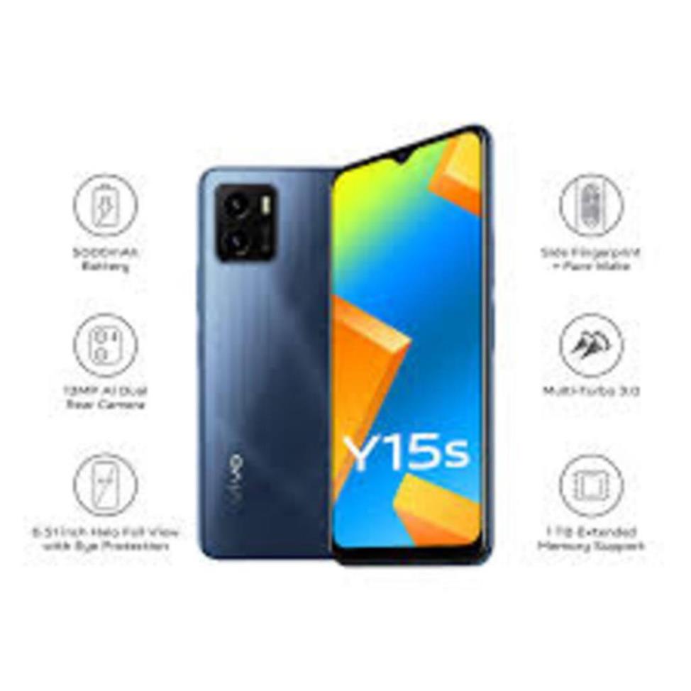 điện thoại Vivo Y15s ram 8G/128G 2sim Chính Hãng, Cấu hình Cao, Cày Game đỉnh, Bảo hành 12 tháng - TC 01