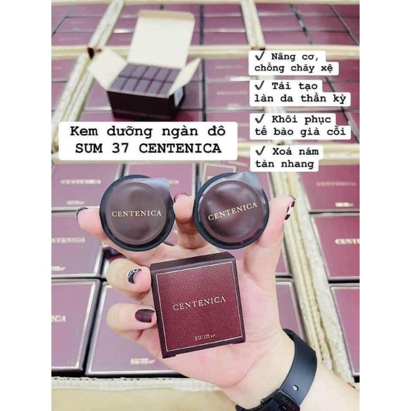 1 Vỉ kem dưỡng nghìn đô Centenica trẻ Hóa làn da Sum 37 0.6ml/vỉ