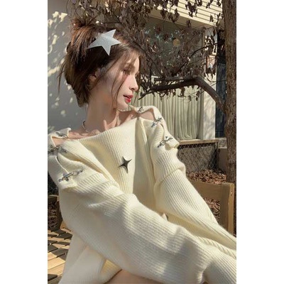 Áo sweater Tay Dài Dáng Rộng Thời Trang Thu Đông 2023 Cho Nữ