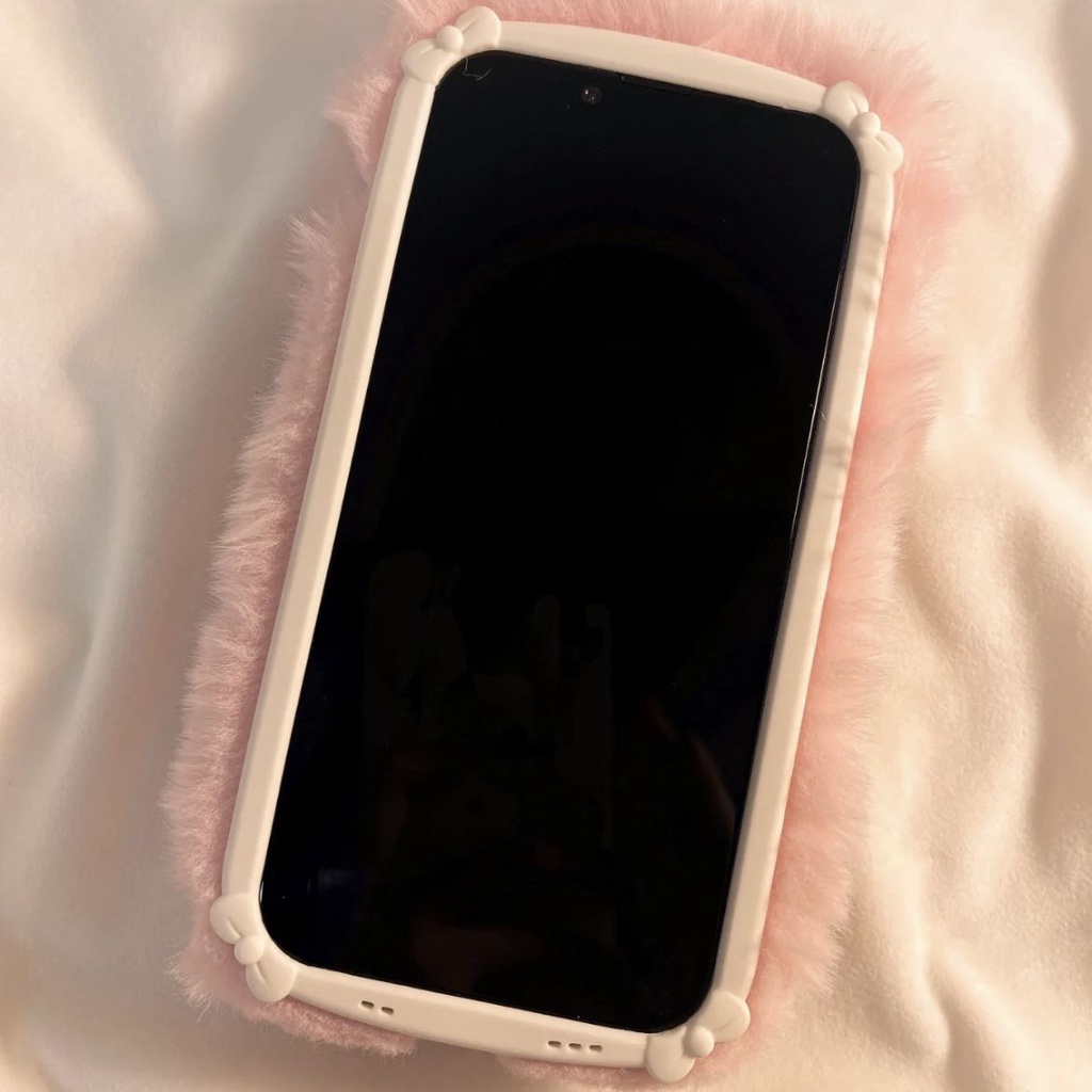 Ốp Điện Thoại Trang Trí Thú Nhồi Bông Dễ Thương Cho iphone 15 promax 14 12 15