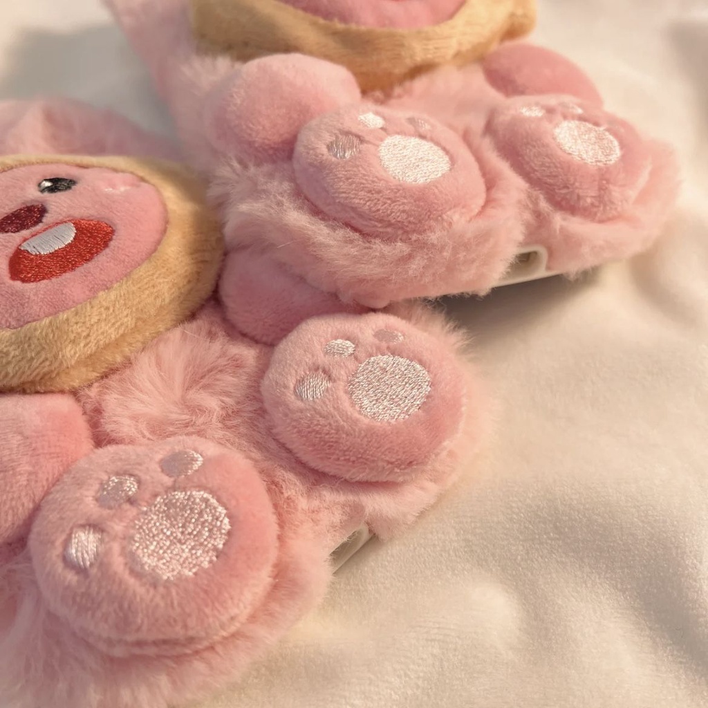 Ốp Điện Thoại Trang Trí Thú Nhồi Bông Dễ Thương Cho iphone 15 promax 14 12 15