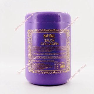   SỈ   CHÍNH HÃNG  Hấp dầu Salon Collagen màu tím 1000ml 