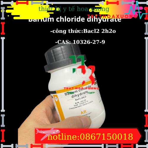 Hóa Chất: Barium Chloride dihydrate BaCl2.2H2O  500g   T.Quốc