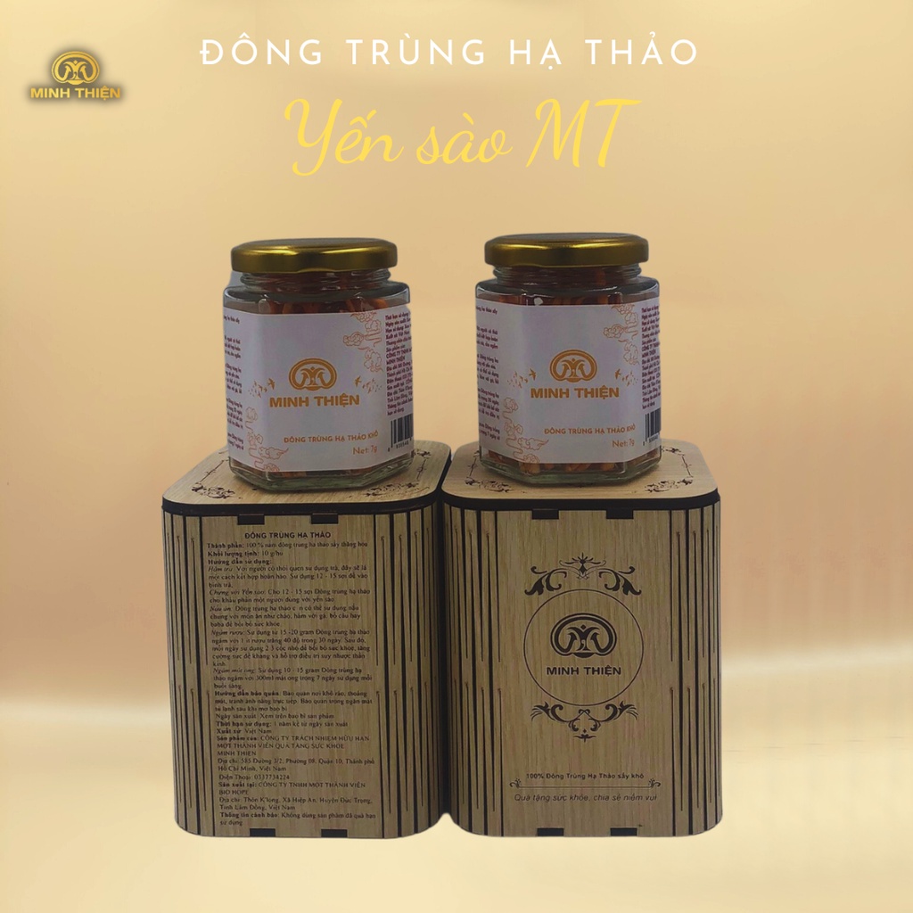 Đông trùng hạ thảo sấy thăng hoa hủ 7g Minh Thiện