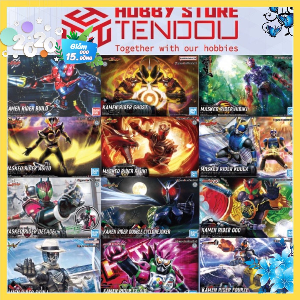 Sale all Mô Hình Lắp Ráp FRS Kamen Rider Figure-rise Standard Model Kit tặng kèm xe